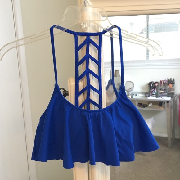 PINK Victoria's Secret Other - Pink VS flounce bikini top